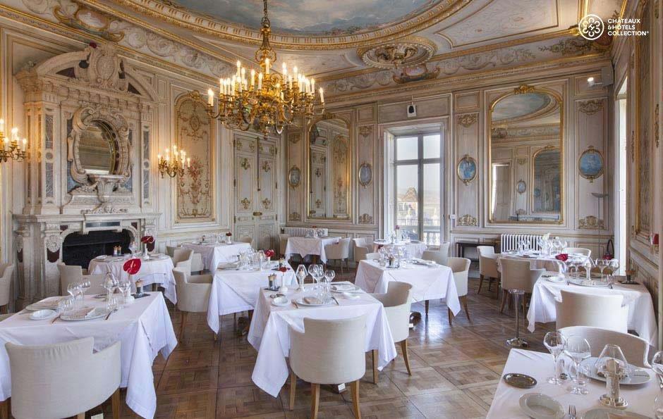 Chateau & Spa De La Cueillette เมอโซล ร้านอาหาร รูปภาพ