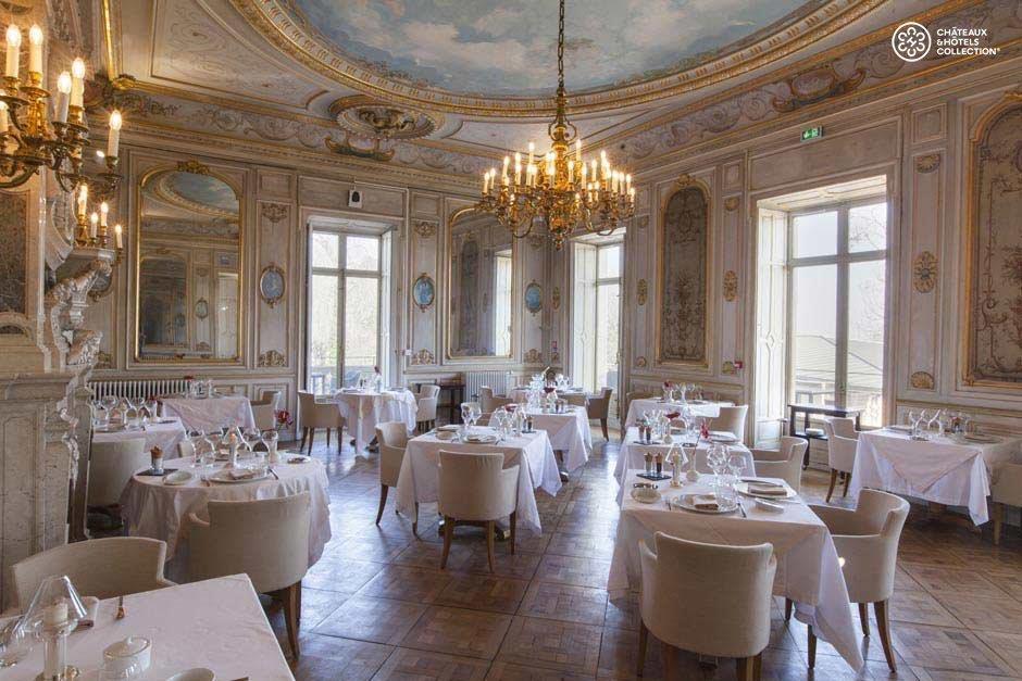Chateau & Spa De La Cueillette เมอโซล ร้านอาหาร รูปภาพ